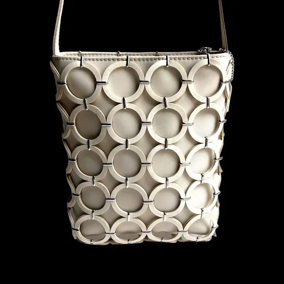 Sabina New York Leather Rings Shoulder Bag - Picture 11 of 13